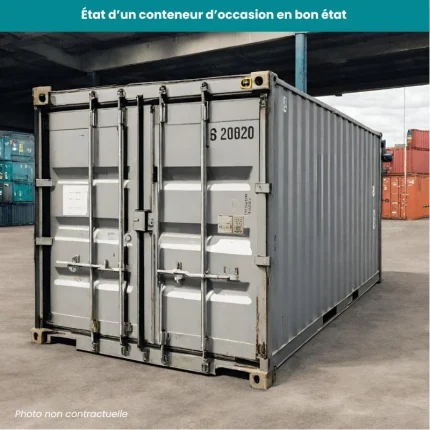 Conteneur 20 pieds DRY occasion